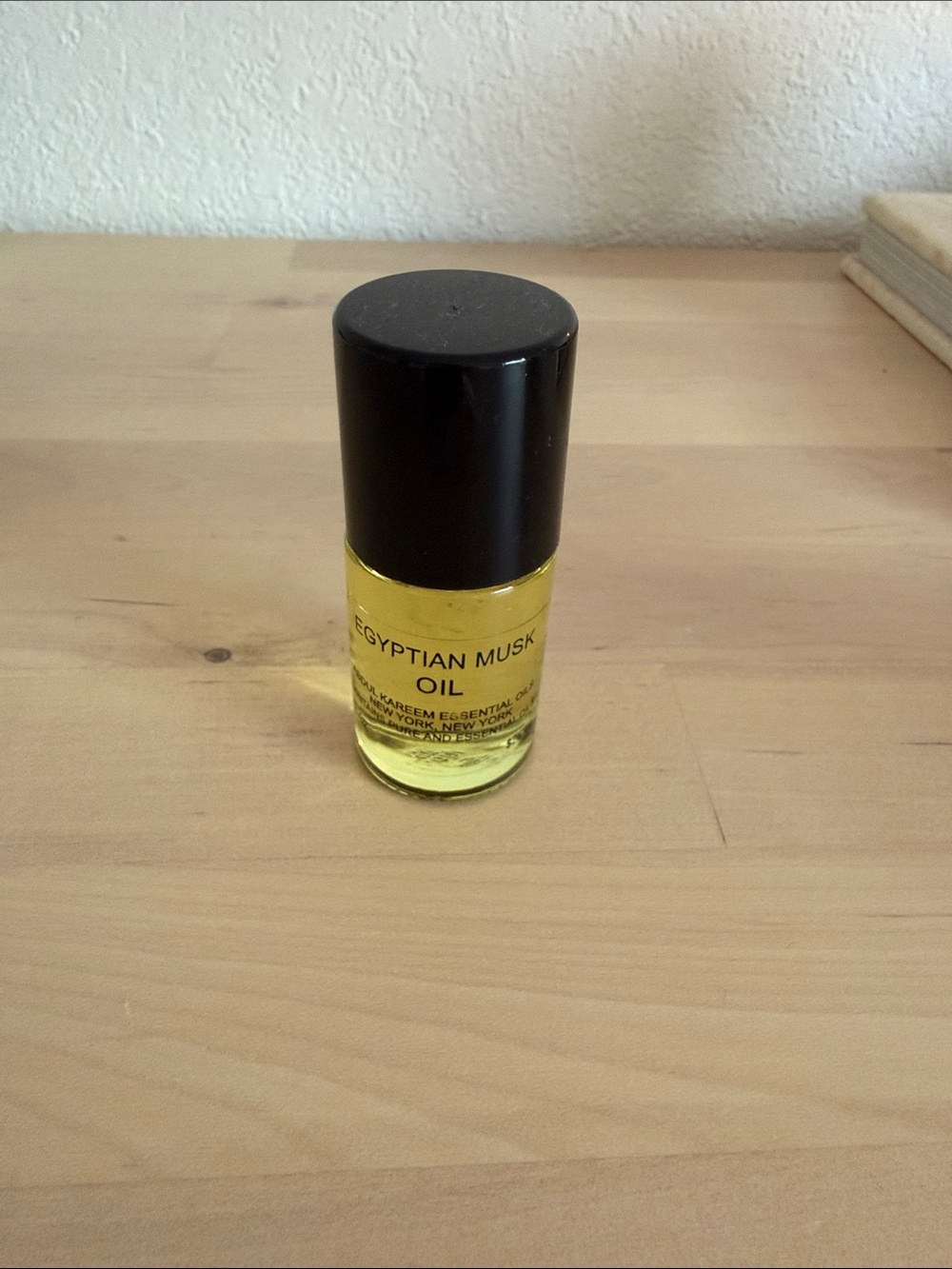 Abdul Kareem Egyptian Musk Oil Roller Bottle - Yellow & Black
